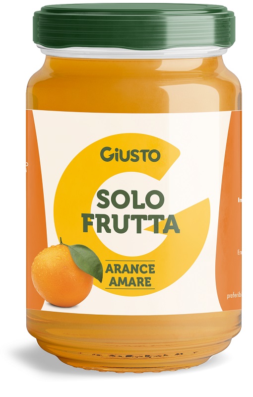 GIUSTO SOLO FRUTTA CONFETTURA ARANCE AMARE 220 G - doctorpill.it