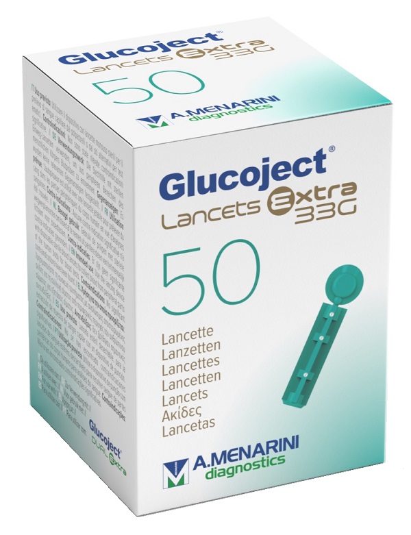 LANCETTA PUNGIDITO GLUCOJECT EXTRA GAUGE 33 50 PEZZI - doctorpill.it