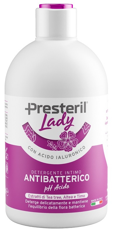LADY PRESTERIL  DETERGENTE INTIMO ANTIBATTERICO/PH ACIDO 250 ML - doctorpill.it