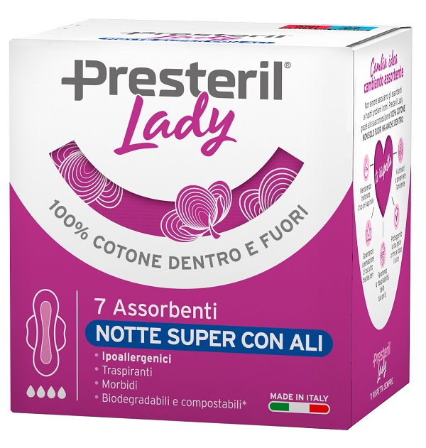 LADY PRESTERIL ASSORBENTI NOTTE SUPER ALI 7 PEZZI - doctorpill.it