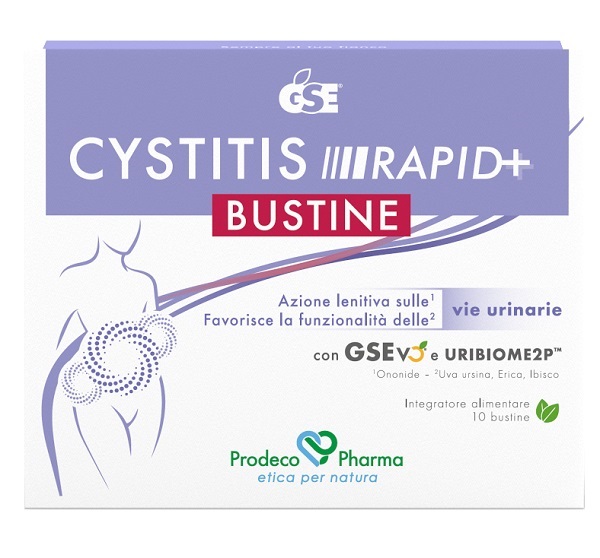 GSE CYSTITIS RAPID+ 10 BUSTINE - doctorpill.it