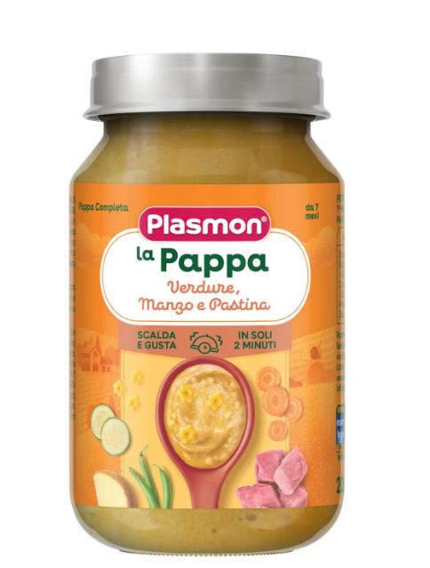 PLASMON LA PAPPA VERDURE MANZO E PASTINA 200 G - doctorpill.it