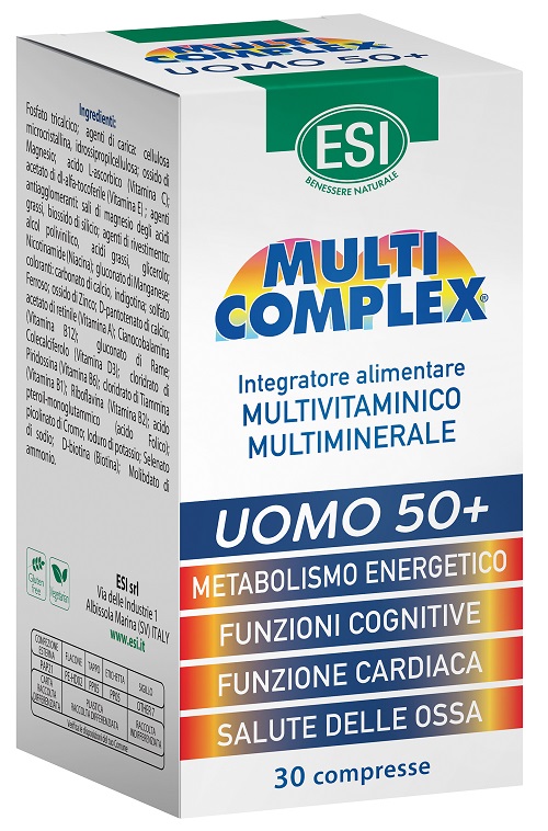 ESI MULTICOMPLEX UOMO 50+ 30 COMPRESSE - doctorpill.it