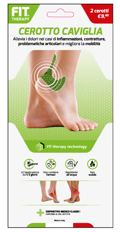 FIT THERAPY CEROTTO CAVIGLIA 2 PEZZI - doctorpill.it