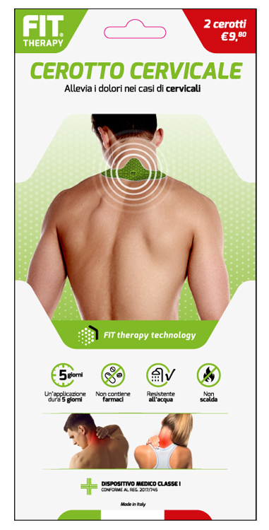 FIT THERAPY CEROTTO CERVICALE 2 PEZZI - doctorpill.it