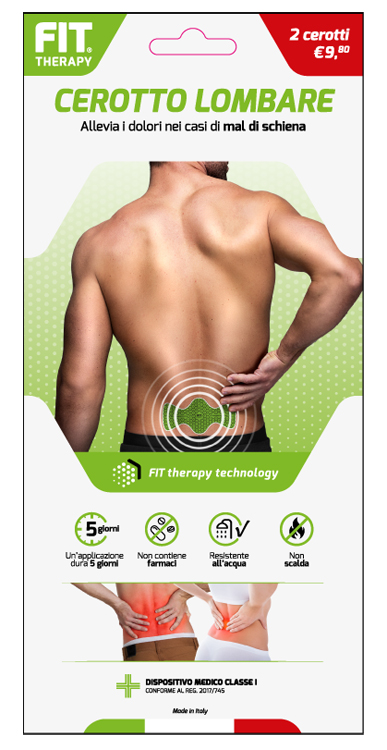 FIT THERAPY CEROTTO LOMBARE 2 PEZZI - doctorpill.it