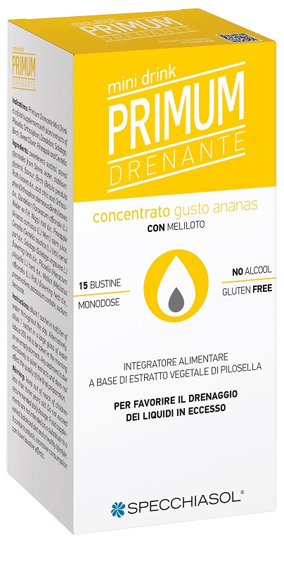 PRIMUM DRENANTE MINI DRINK ANANAS 15 BUSTINE - doctorpill.it