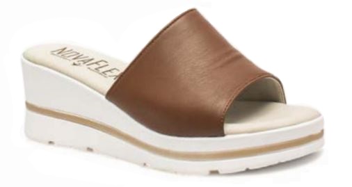 NOCCIANO 001 SANDALO DONNA SINTETICO FONDO GOMMA TENDEN CUOIO 39 - doctorpill.it