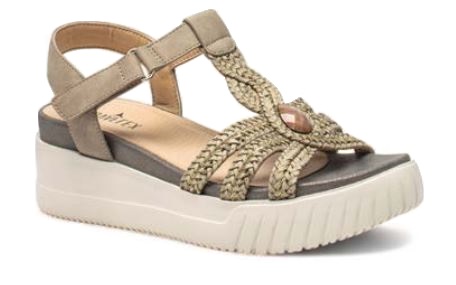 ROMA 001 SANDALO DONNA SINTETICO FONDO GOMMA GRIS 36 - doctorpill.it