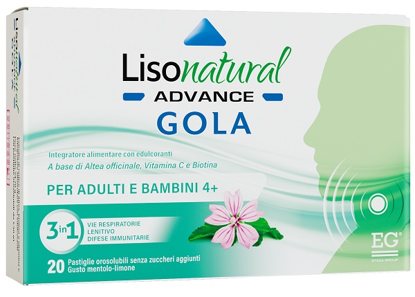 LISONATURAL ADVANCE GOLA 20 PASTIGLIE - doctorpill.it