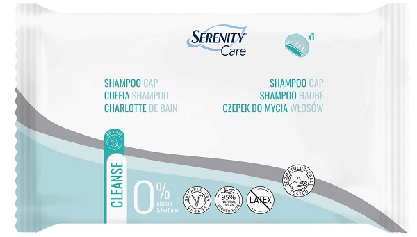 SERENITY CARE CUFFIA SHAMPOO CAPELLI ADATTA A PERSONE CON RIDOTTA MOBILITA' - doctorpill.it