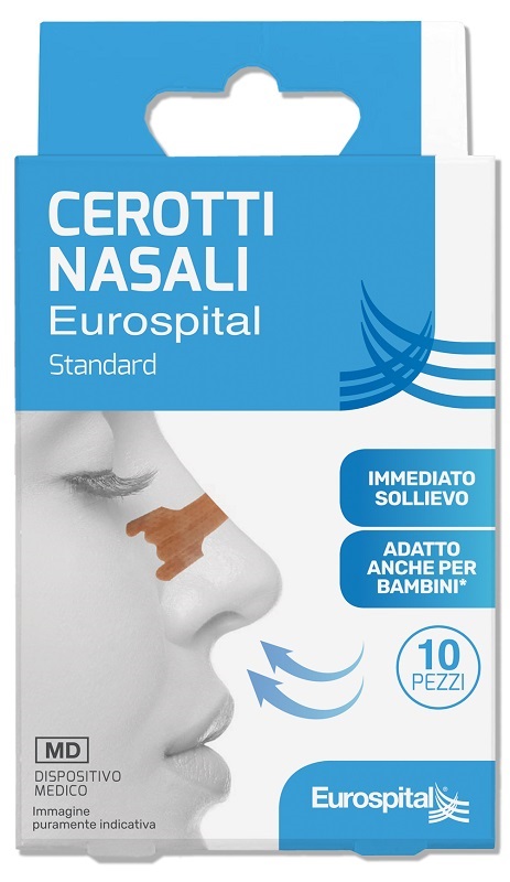 CEROTTI NASALI STANDARD 5,6X1,8CM 10 PEZZI - doctorpill.it