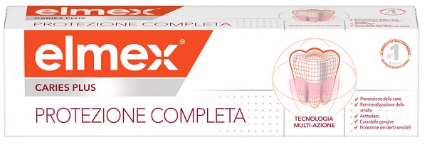 ELMEX DENTIFRICIO CARIES PLUS PROTEZIONE COMPLETA 75 ML - doctorpill.it