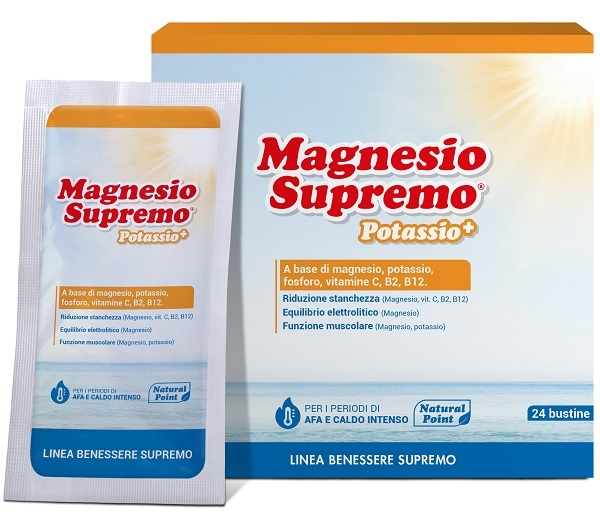 MAGNESIO SUPREMO POTASSIO+ 24 BUSTINE - doctorpill.it
