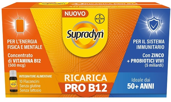 SUPRADYN RICARICA PRO B12 10 FLACONCINI - doctorpill.it