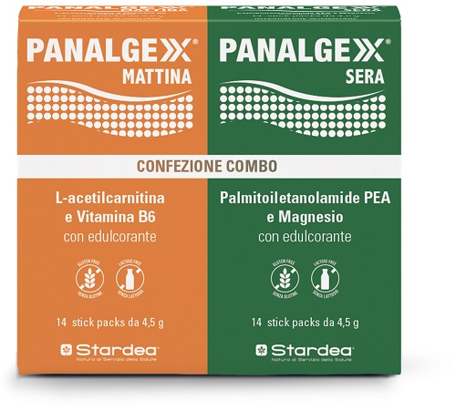 PANALGEXX MATTINA 14 STICKPACK + PANALGEXX SERA 14 STICKPACK CONFEZIONE COMBO - doctorpill.it