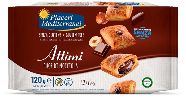 PIACERI MEDITERRANEI ATTIMI CUOR DI NOCCIOLA 120 G - doctorpill.it