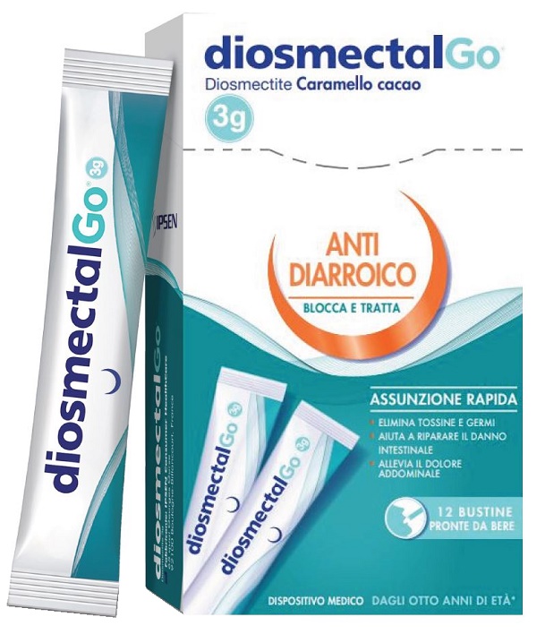 DIOSMECTALGO CARAMELLO CACAO 12 STICK - doctorpill.it