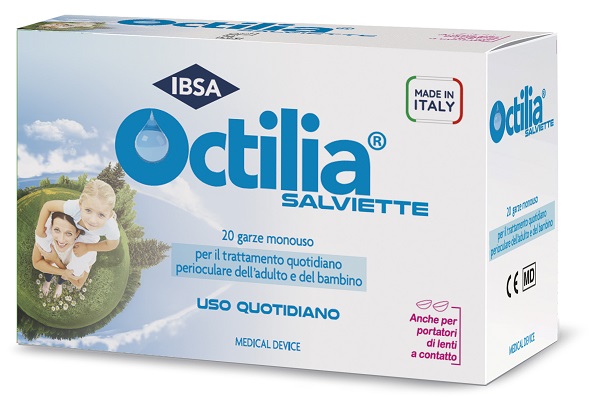 OCTILIA SALVIETTE PERIOCULARI 20 GARZE IN VISCOSA NON STERILI - doctorpill.it