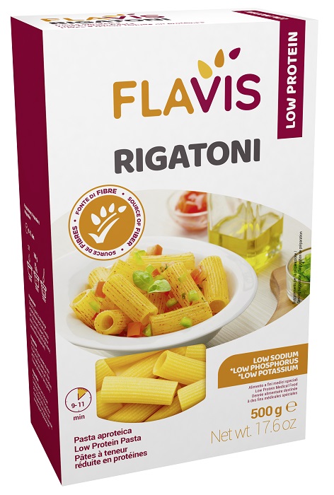 FLAVIS RIGATONI APROTEICI 500 G - doctorpill.it