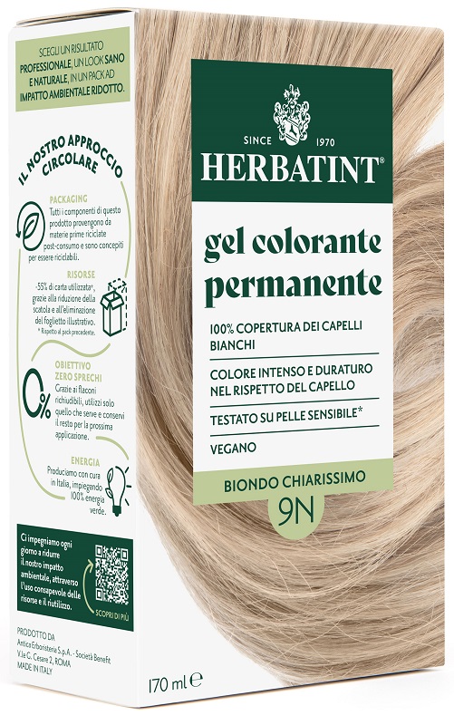 HERBATINT 9N BIONDO CHIARISSIMO 170 ML - doctorpill.it