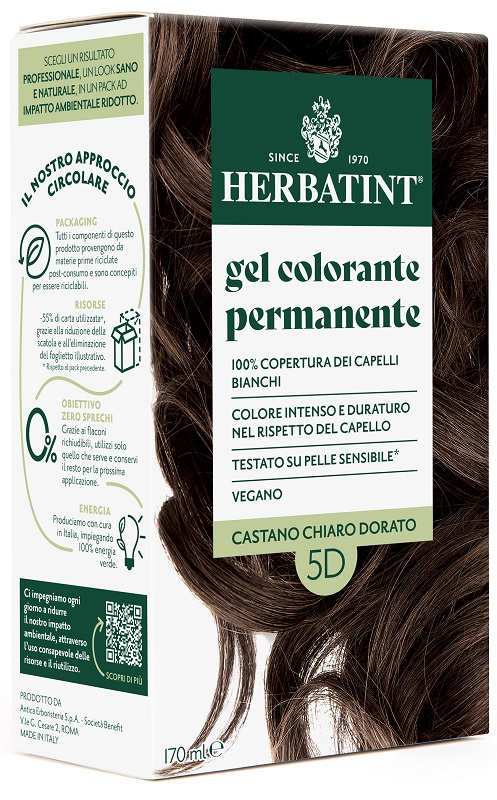 HERBATINT 5D CASTANO CHIARO DORATO 170 ML - doctorpill.it