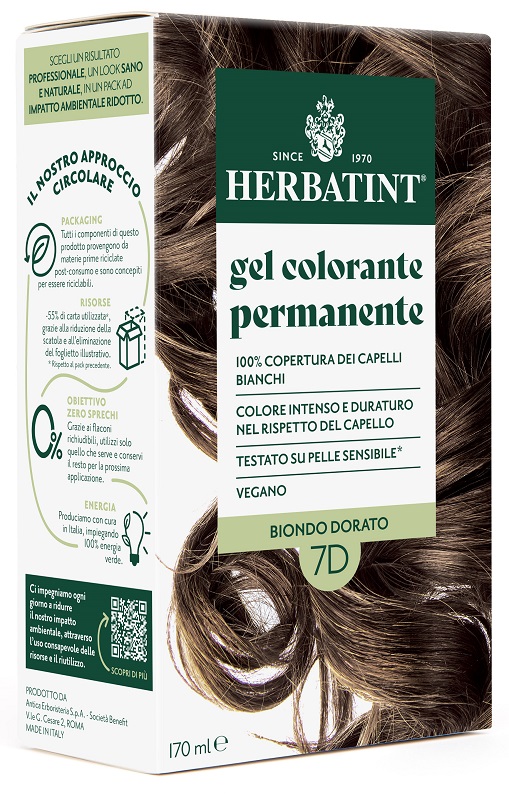 HERBATINT 7D BIONDO DORATO 170 ML - doctorpill.it