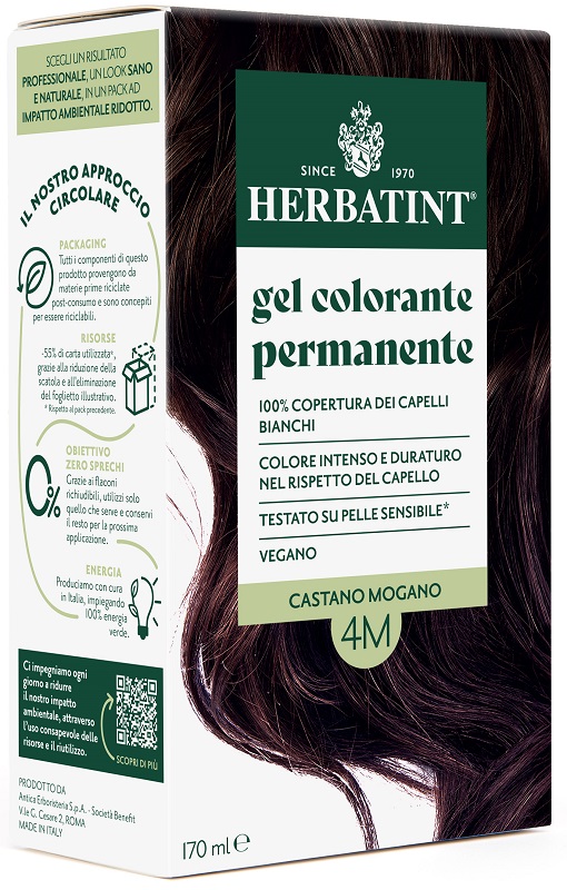 HERBATINT 4M CASTANO MOGANO 170 ML - doctorpill.it
