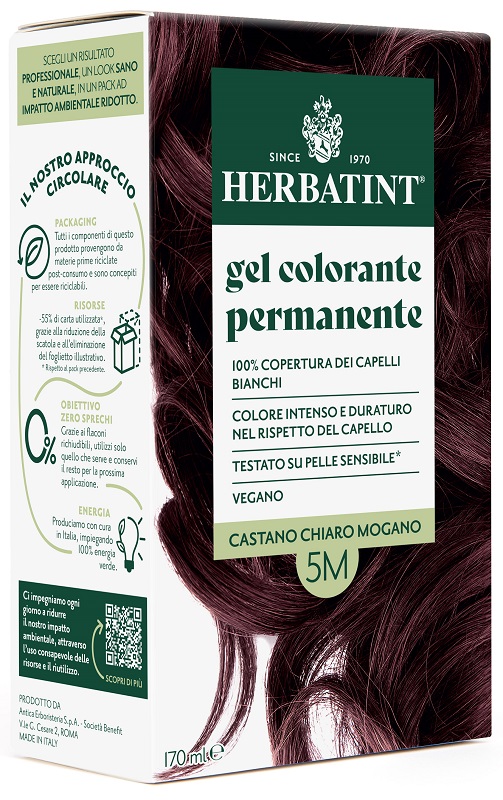 HERBATINT 5M CASTANO CHIARO MOGANO 170 ML - doctorpill.it