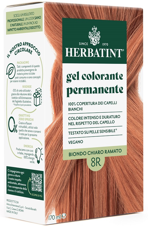 HERBATINT 8R BIONDO CHIARO RAMATO 170 ML - doctorpill.it