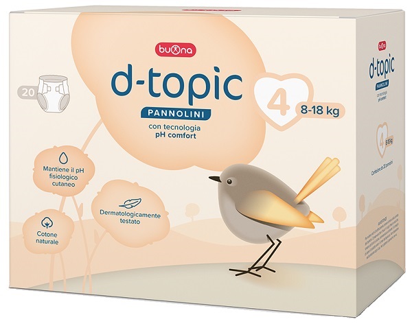D-TOPIC PANNOLINI TAGLIA 4 20 PEZZI - doctorpill.it
