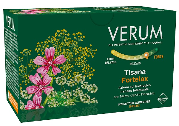 VERUM FORTELAX TISANA 20 FILTRI NEW - doctorpill.it