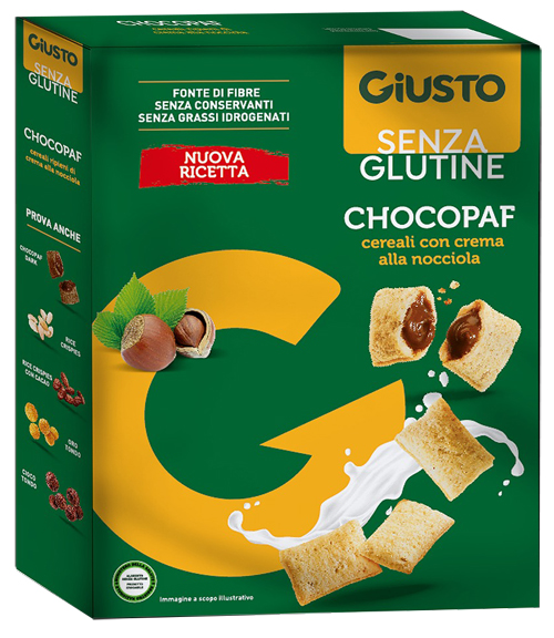 GIUSTO SENZA GLUTINE CHOCOPAF 250 G - doctorpill.it