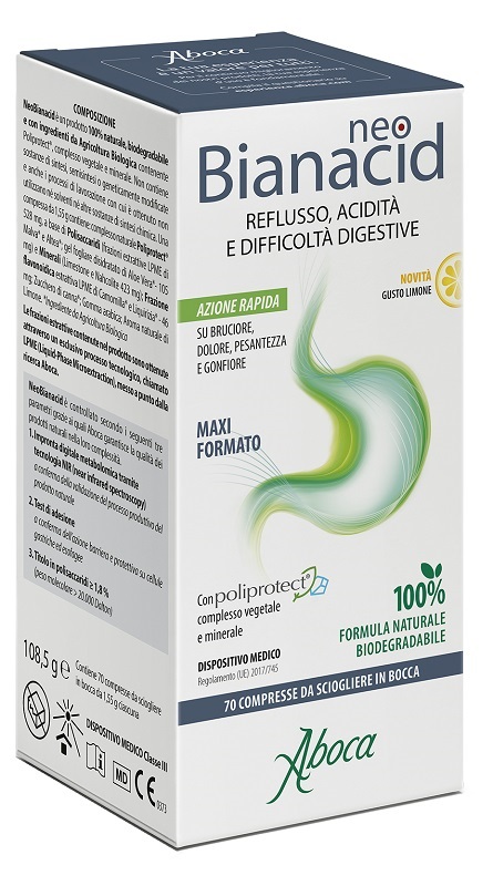 NEOBIANACID 70 COMPRESSE LIMONE - doctorpill.it