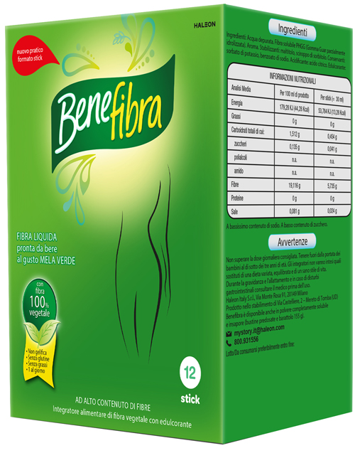 BENEFIBRA LIQUIDA 12 STICK DA 30 ML - doctorpill.it