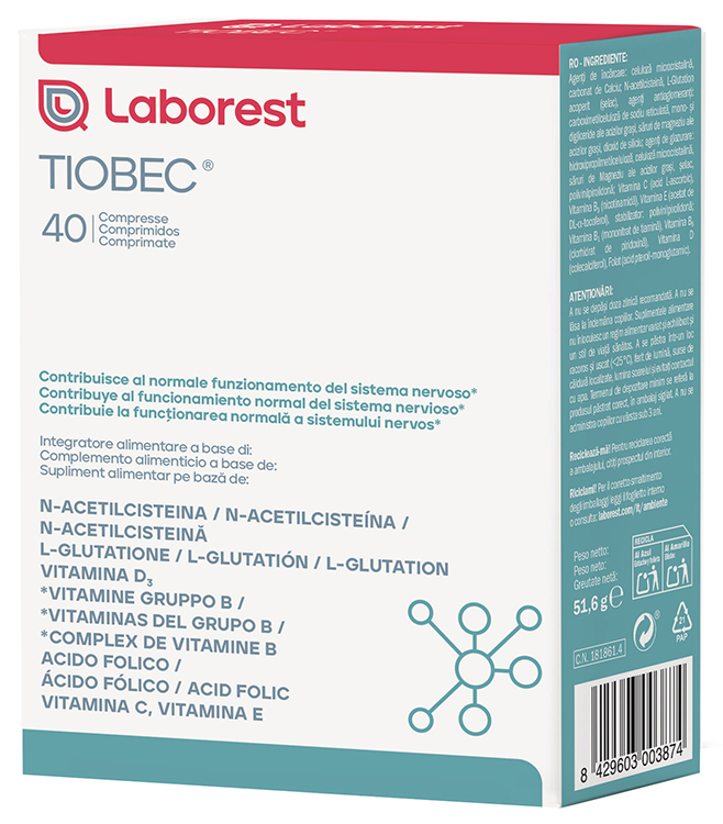 TIOBEC 40 COMPRESSE NUOVA FORMULAZIONE SENZA GLUTINE SENZA LATTOSIO - doctorpill.it