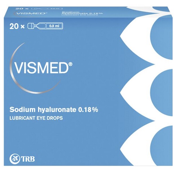 COLLIRIO LUBRIFICANTE VISMED CON ACIDO IALURONICO 0,18% 20 FIALETTE DA 0,3 ML - doctorpill.it